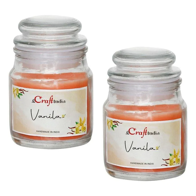 Nithya Vanilla Scented Jar Candle - Set Of Two media 4