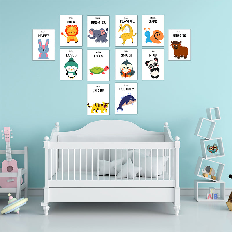 I Am Bold Leo Wall Poster  - Set Of Twelve media 3