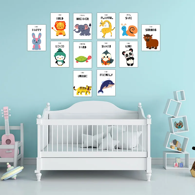 I Am Bold Leo Wall Poster  - Set Of Twelve media 3