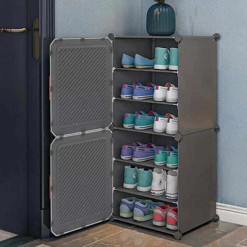 CleanStep Grey Plastic & Metal Shoe Racks media 3