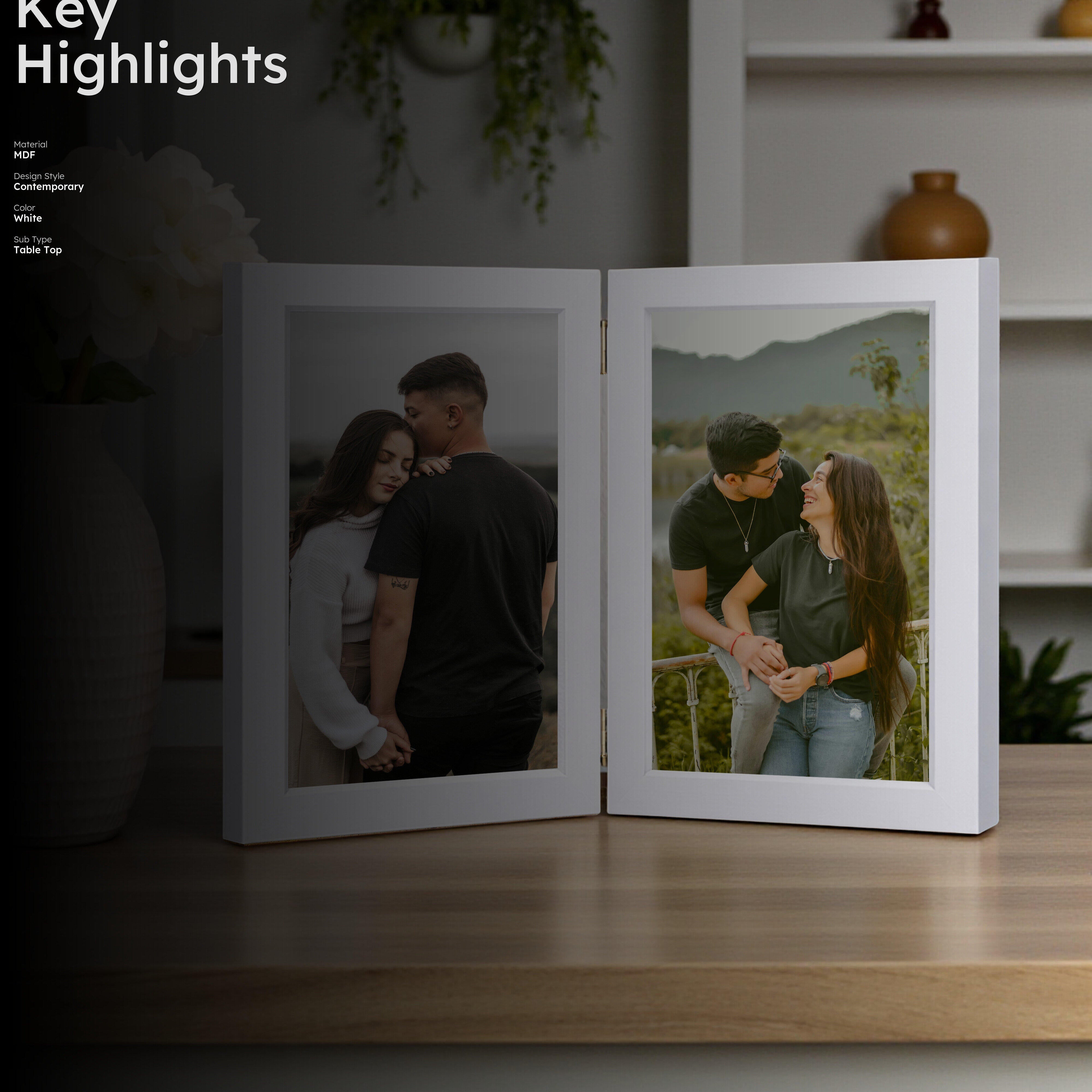 CalmTone MDF Photon Frame - White media 2