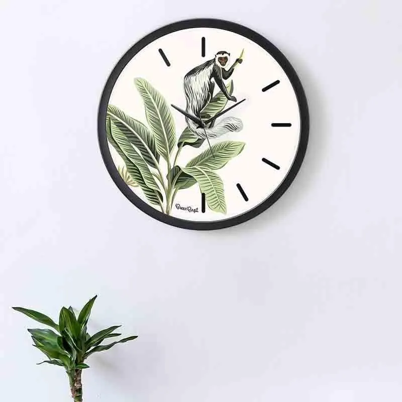 Monk Monkey Wall Clock media 1