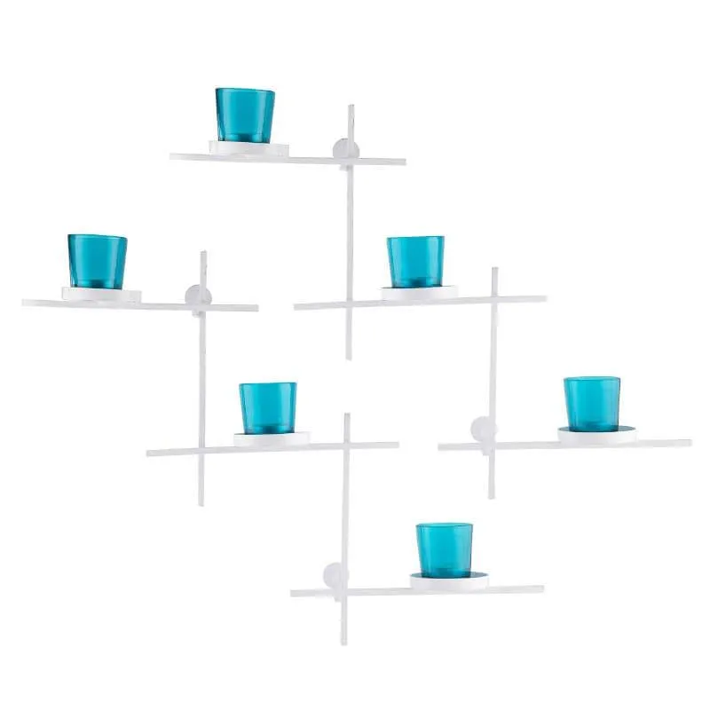 Terra Luminaire Votive Trio (Teal) - Set Of Two media 3