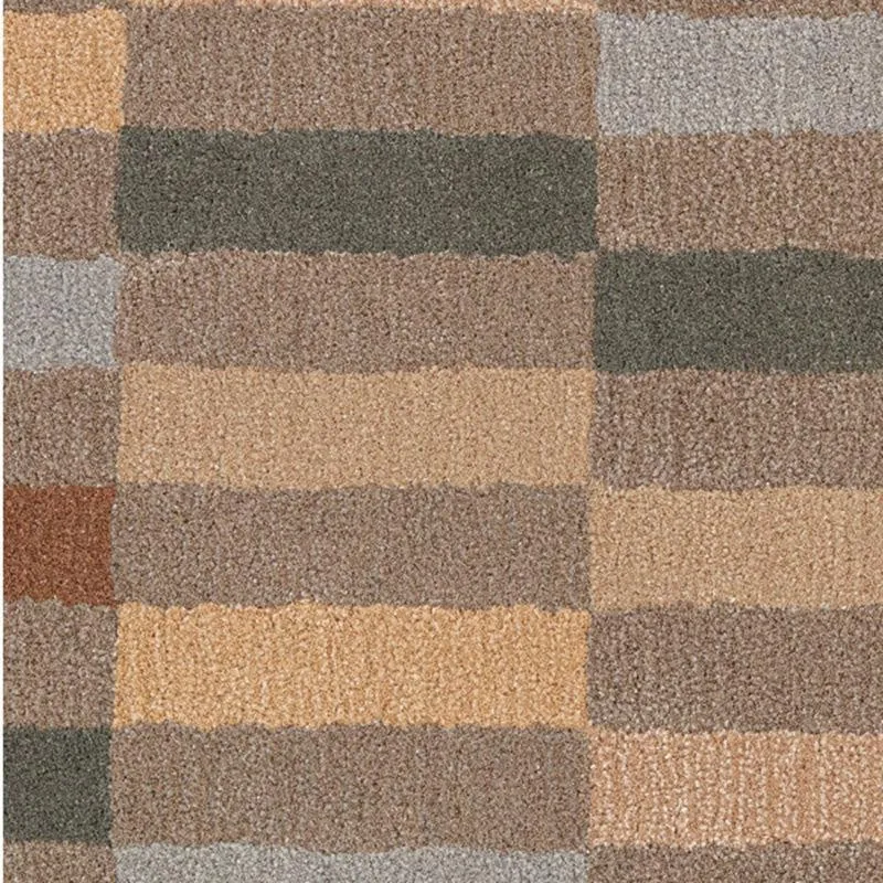 Istari Hand Tufted Geometric Wool & Nylon Carpet - Grey media 4