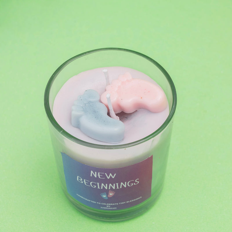 New Beginnings Scented Candle - Neem, Basil media 4