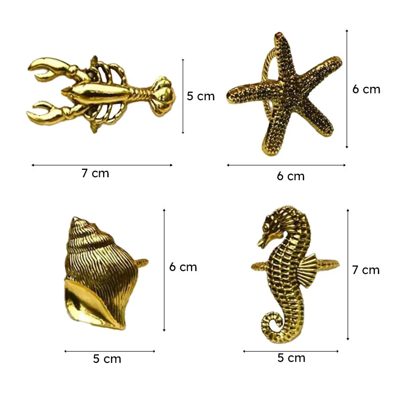 Ocean Muse Napkin Ring - Set Of Four media 7