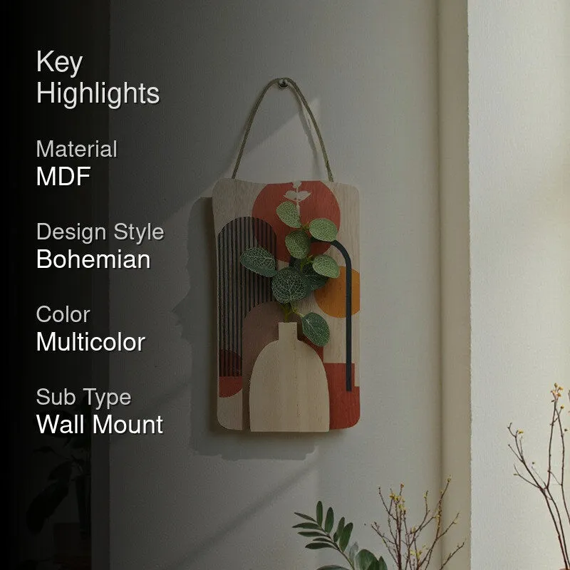 Mineva Abstract MDF Wall Accent media 2