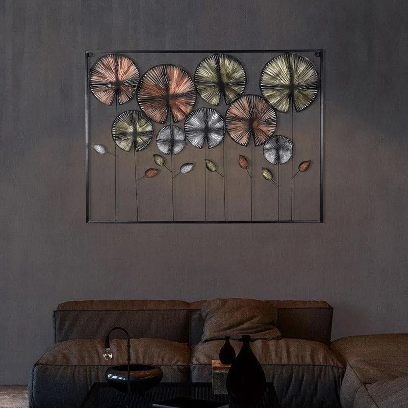 Siyonae Leaf Iron Wall Accent media 1