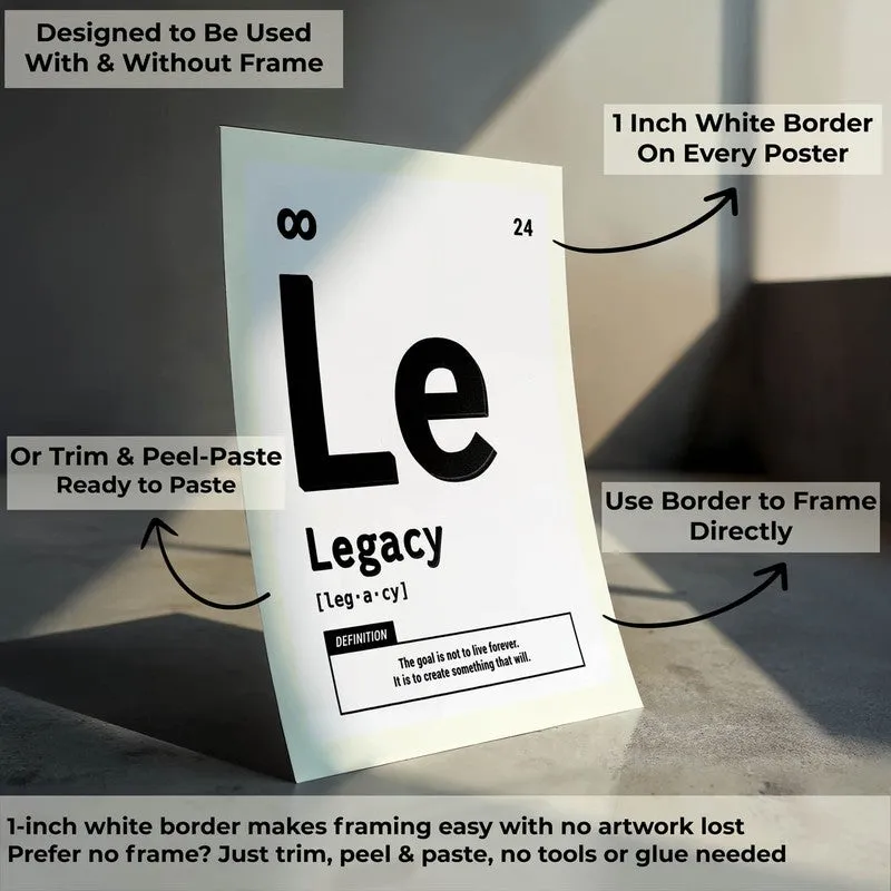 Minimalist Legacy Wall Poster media 9