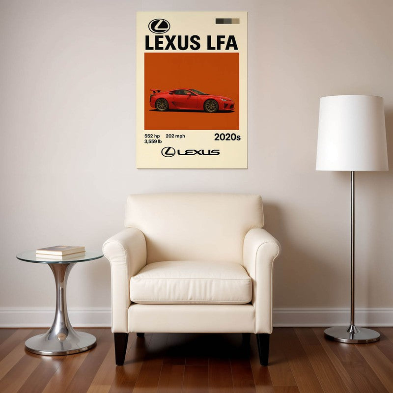 Lexus LFA Legend Wall Poster