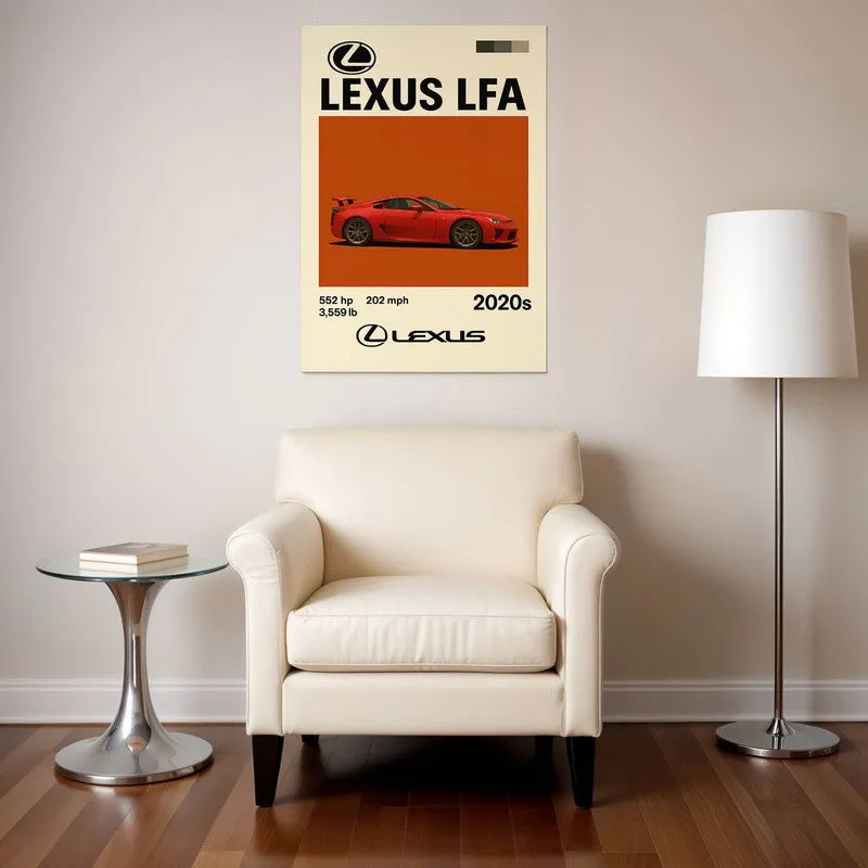 Lexus LFA Legend Wall Poster media 1