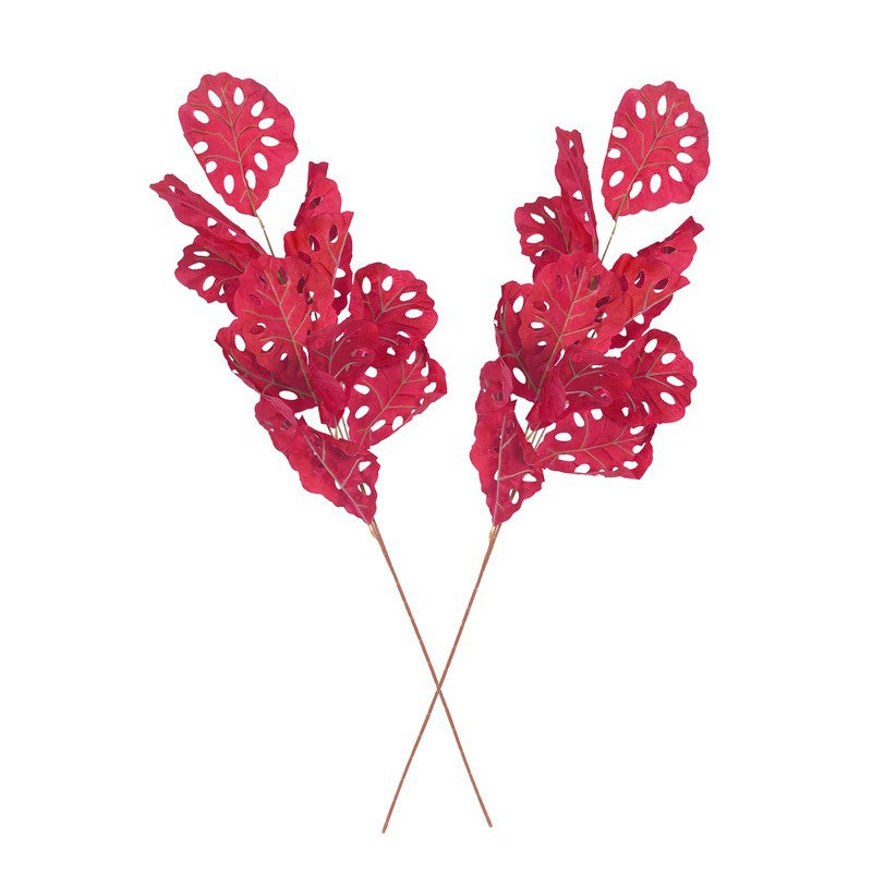 Endless Blossom (Pink) Handcrafted Artificial Flower - Set Of Two media 5
