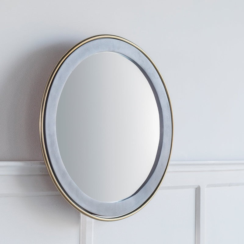 Orange Tree Tosi Round Wall Mirror - Gold,Silver media 4