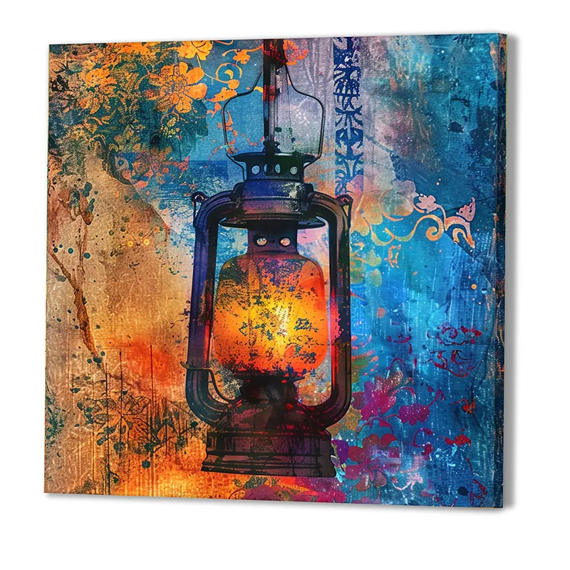 Vibrant Lantern Wall Art media 4