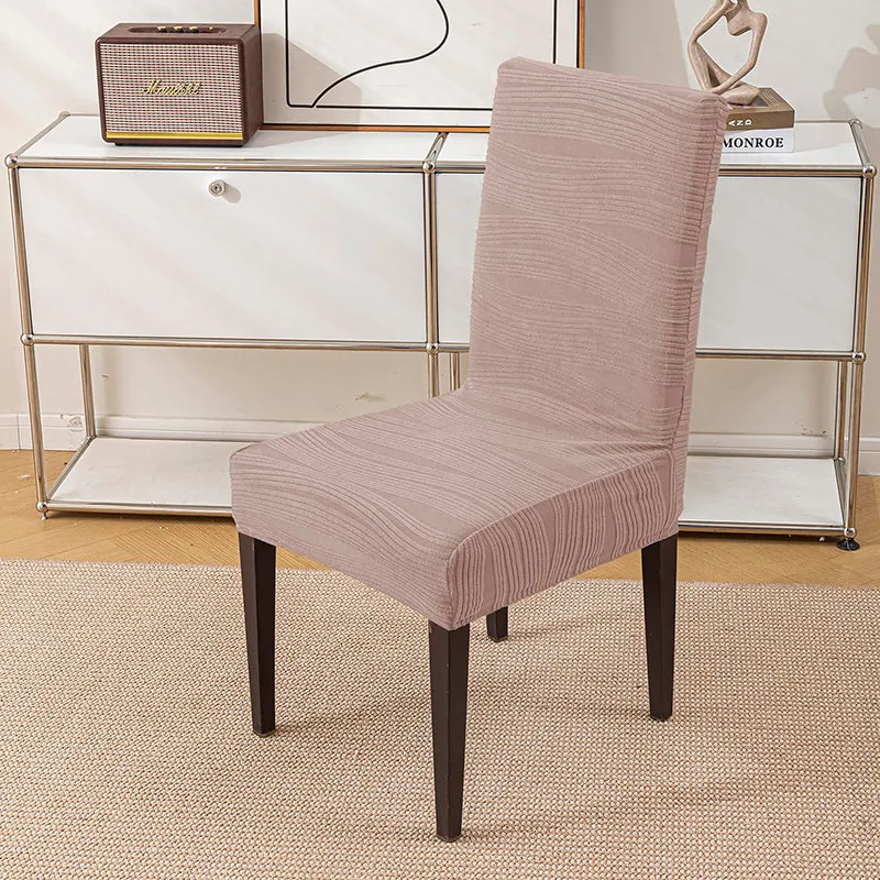 Wrapiq Solid Chair Cover (Dusty Pink) - Set Of Four media 3