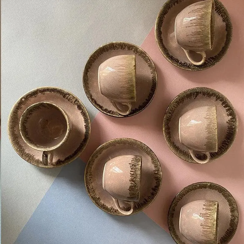 Oshin Handmade Cup & Saucer - 300 ML media 4
