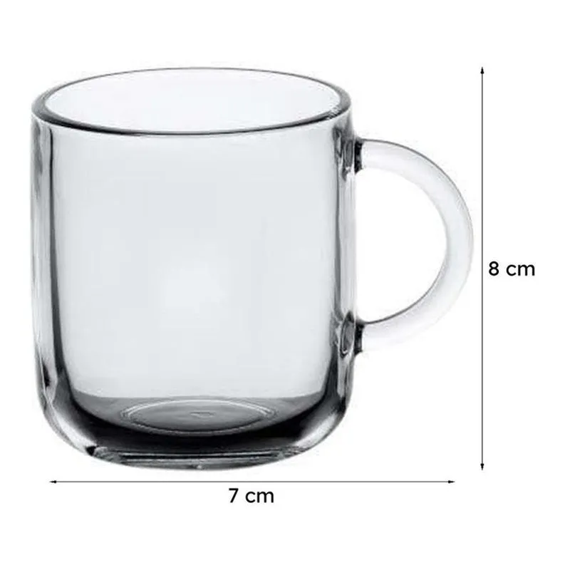 Pasabahce Glass Tea Cup (245 mL Each) - Set of Six media 8
