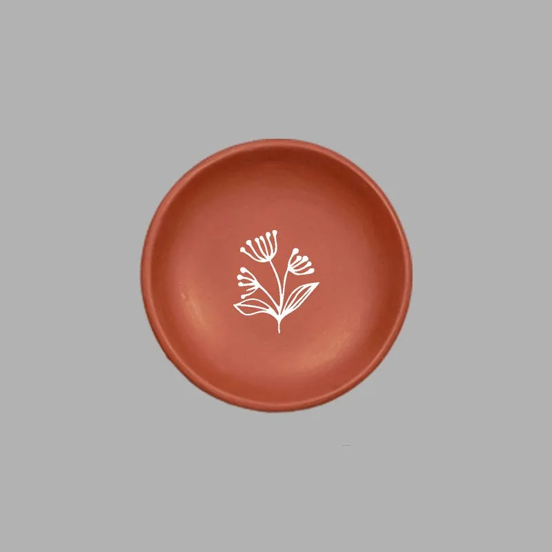 Earthy Blooms Terracotta Wall Plate - Set Of Three media 5