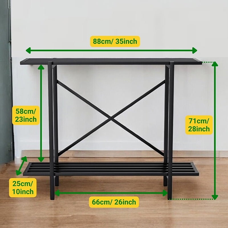 Black Bloom Metal Planter Stand media 4