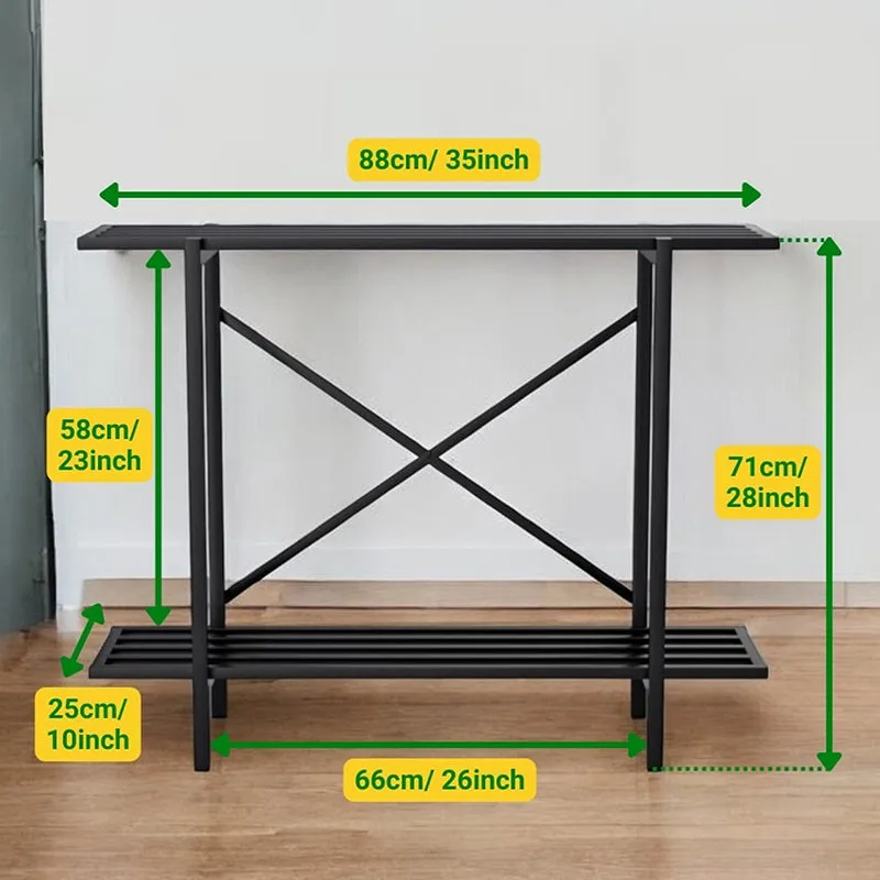 Black Bloom Metal Planter Stand media 4