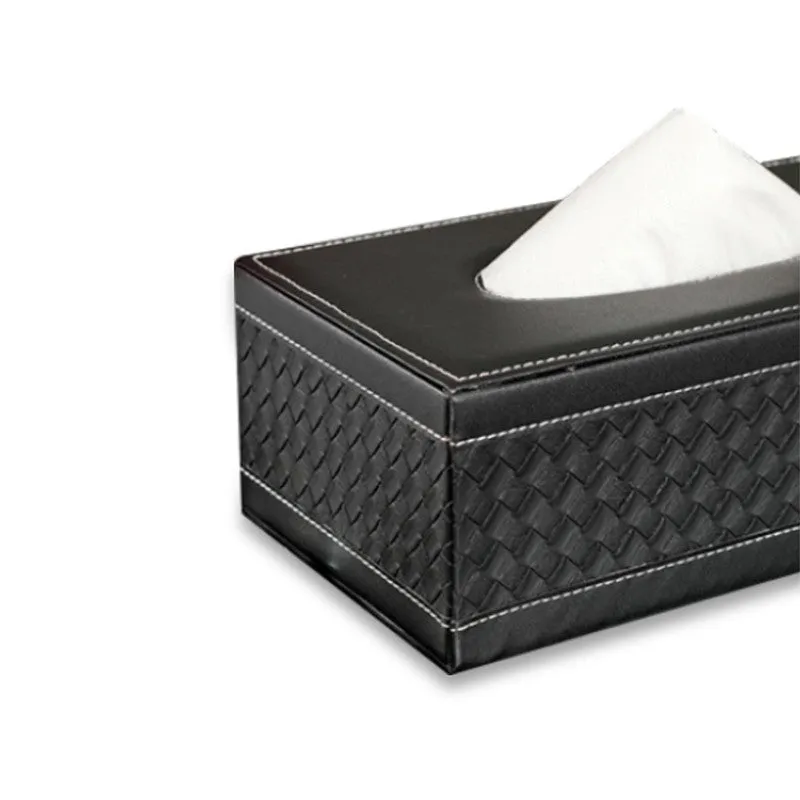 AarviDecor Evara Faux Leather Tissue Holder media 6