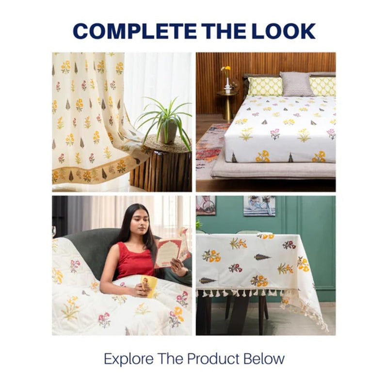 Urban Space High Garden Curtain (Yellow) - Set Of Two media 8