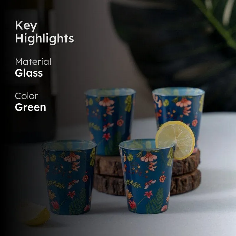 Night Bloom Shot Glass (30 ml) - Set Of Four media 2