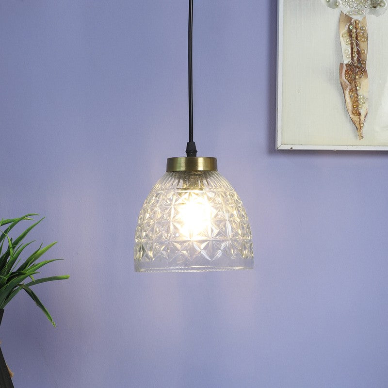 Crestelle Pendant Glass Ceiling Lamp