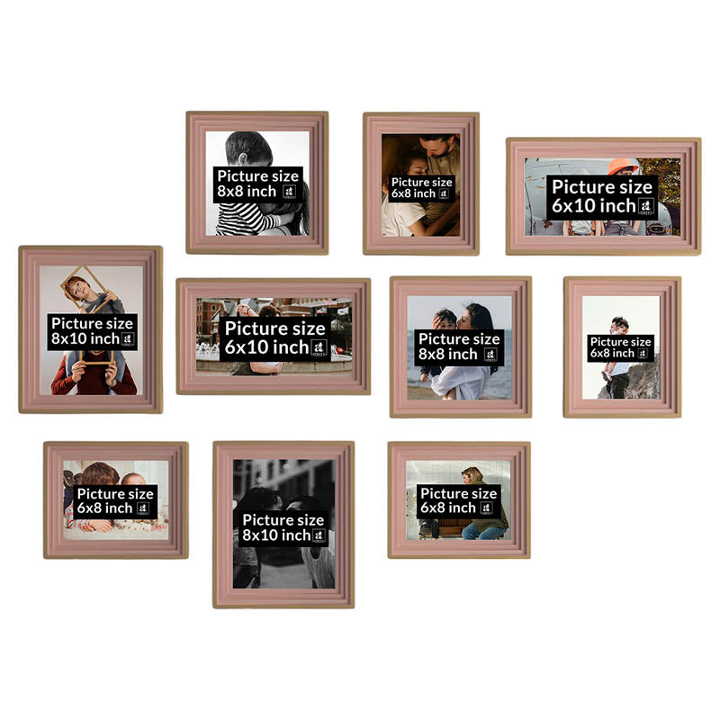 Picture Pizzazz Wall Photo Frame - Set Of Ten media 6