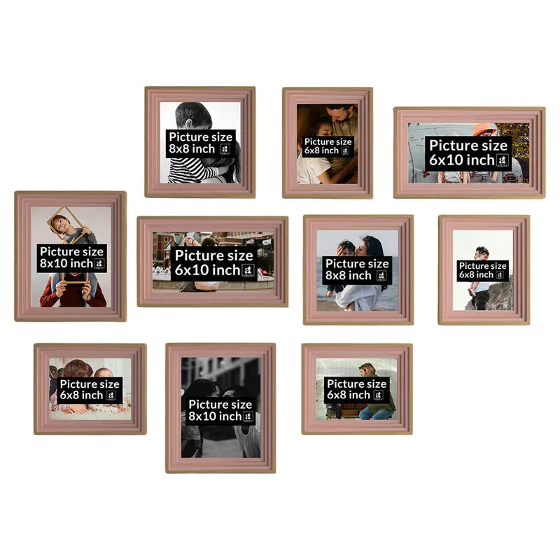 Picture Pizzazz Wall Photo Frame - Set Of Ten media 6