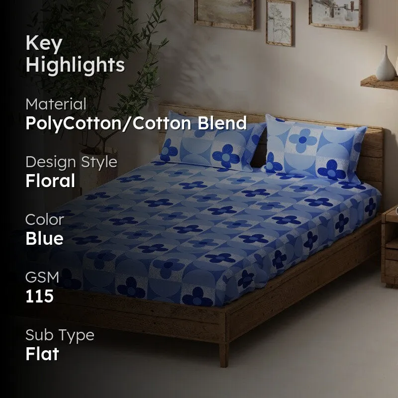 Prycon Bedsheet (Blue) - 115 GSM media 2