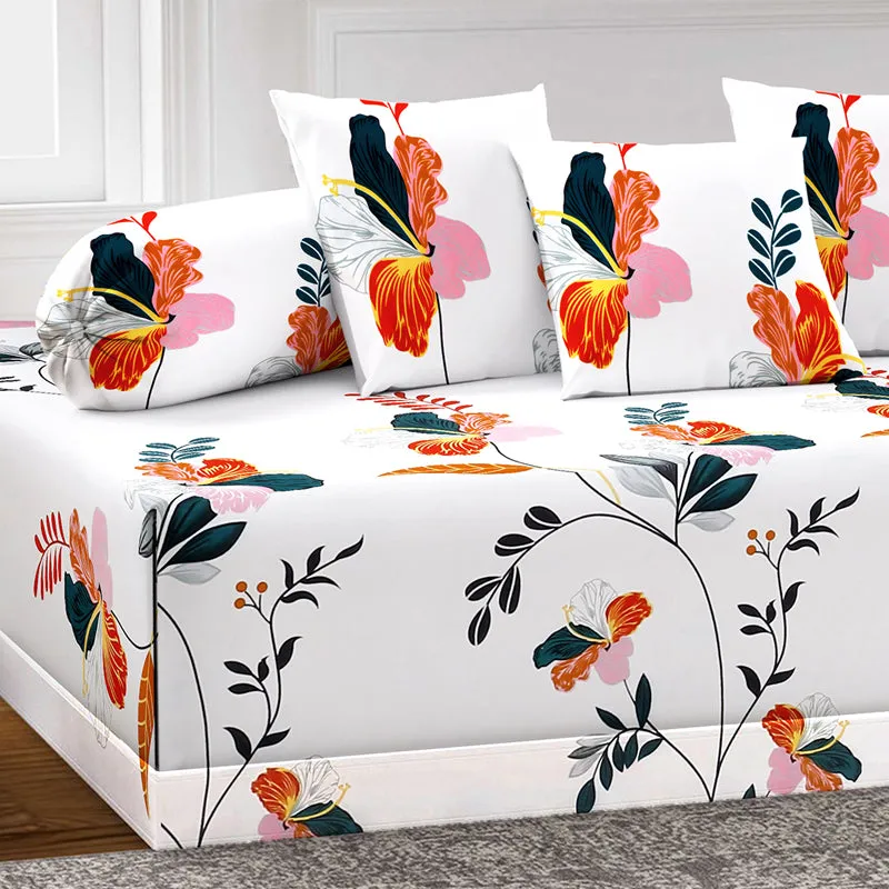 Vibrant Vines Diwan Set - Six Piece Set media 3