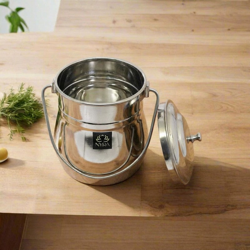 Hive Silver Stainless Steel Container - 2600 mL media 4
