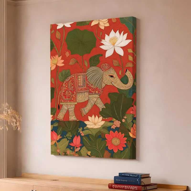 Temple Tusker Canvas Wall Art media 4