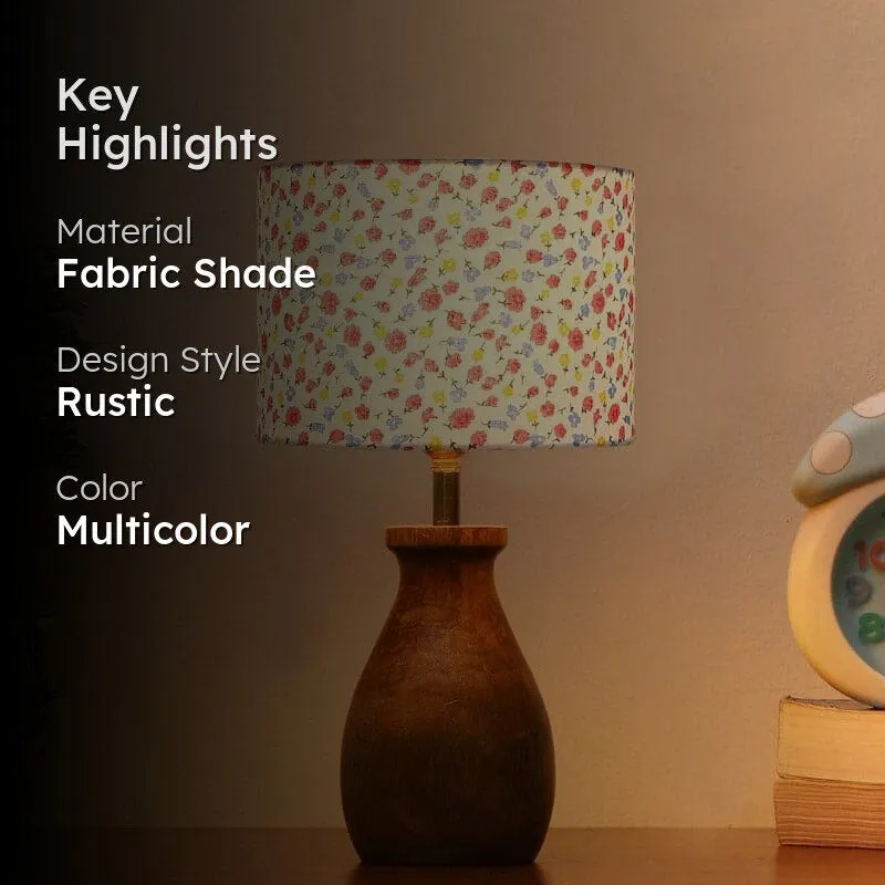 Sheldo Terrazzo Fabric Table Lamp - Multicolor media 2
