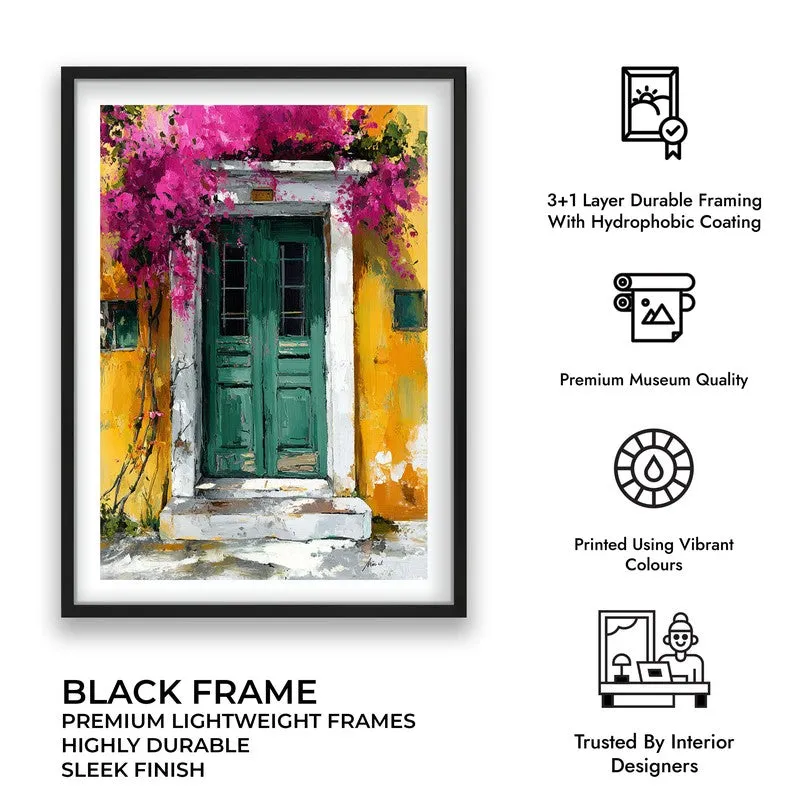Eloria Canvas Wall Painting With Black Frame media 7