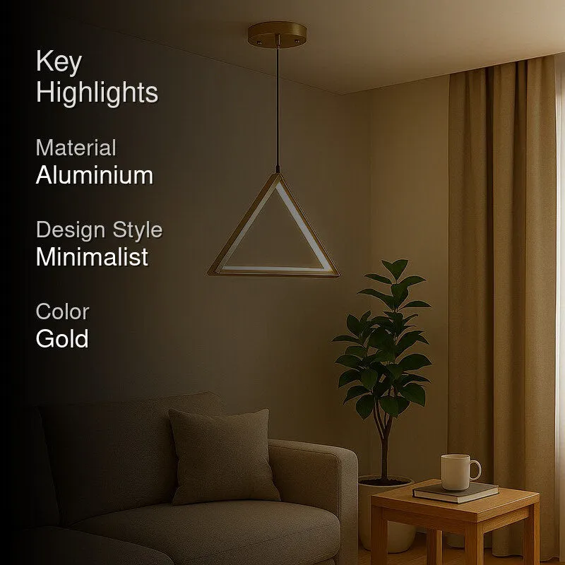 Geo Glow Aluminum Ceiling Lamp media 2