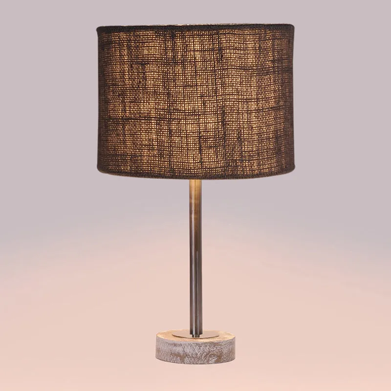 Sienna I Rodin Wooden Table Lamp - Grey,Silver,White media 5