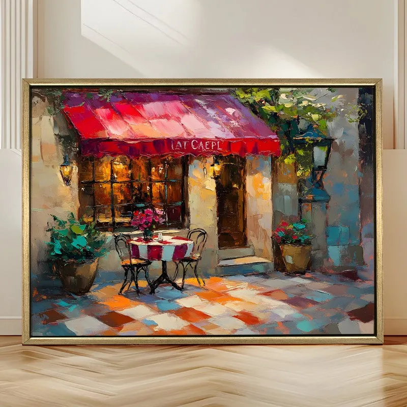 Boulevard Canvas Wall Painting With Frame media 4