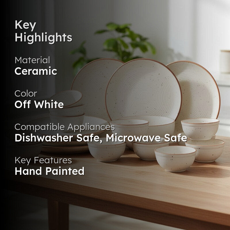 Solvra Auren Veyra Dinner Set - 19 Piece Set media 2