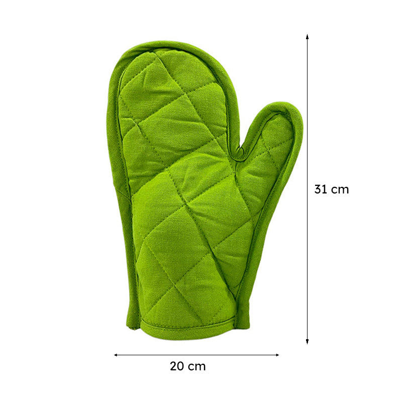 Swayam Garde Kitchen Gloves (Olive Green) - Set Of Two media 9
