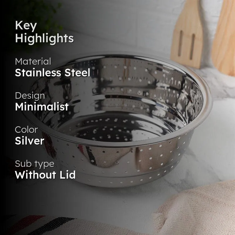 Drizzle Drain Stainless Steel Strainer - 28 CM media 2