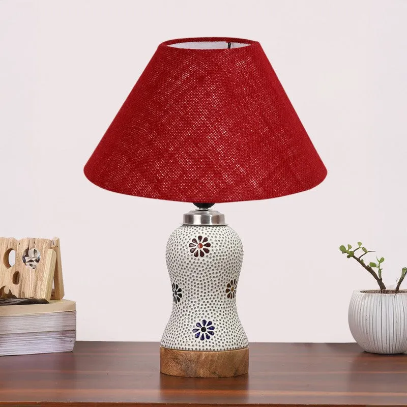Rattora Wooden Table Lamp - Multicolor media 4