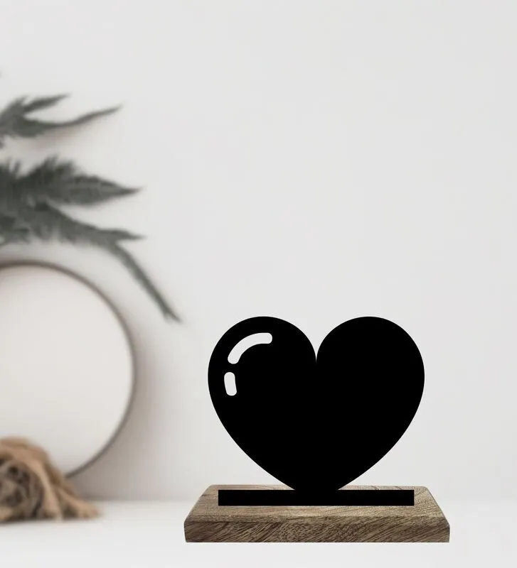 Heart and Peace Showpiece - Set Of Two media 4
