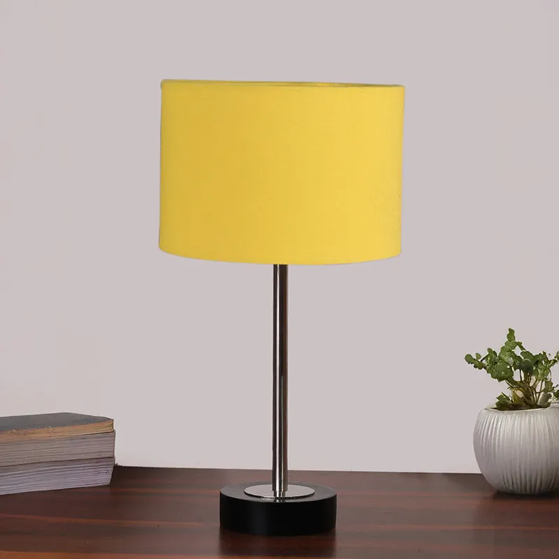 Cotin I Rodin Wooden Table Lamp - Yellow,Silver,Black media 3