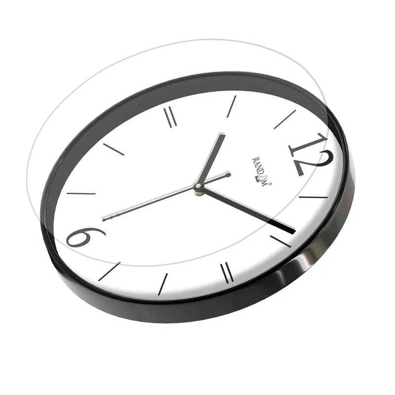 Simplix Premium Silent Sweep Wall Clock - Black media 5