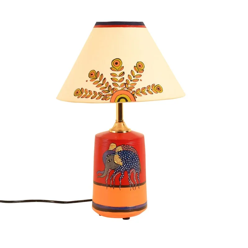 Indrarjun Terracotta Table Lamp - Multicolor media 9