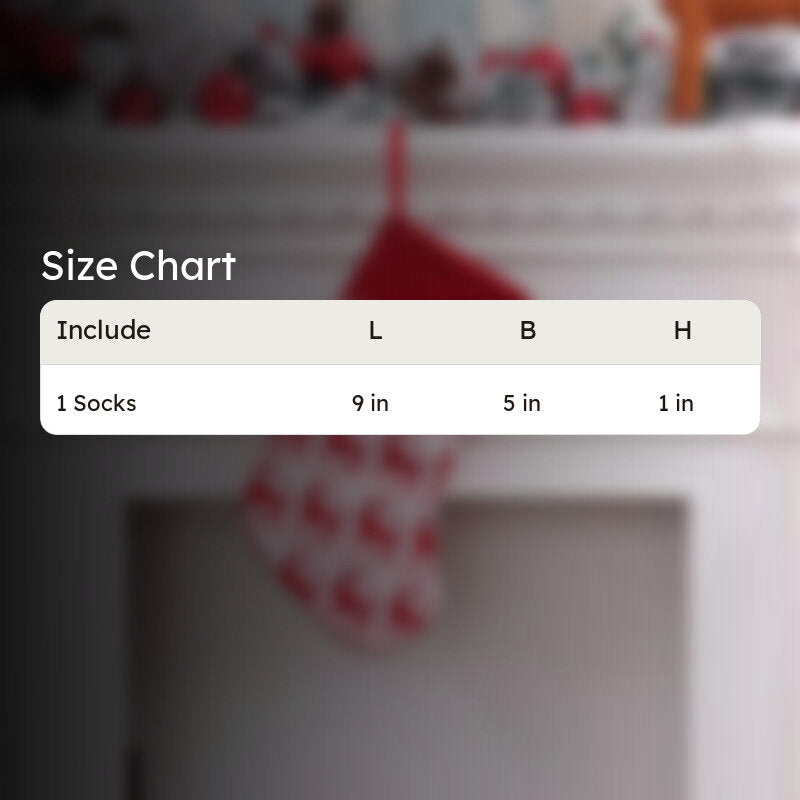 Toe-tally Stocking Christmas Ornament - Red & White media 5