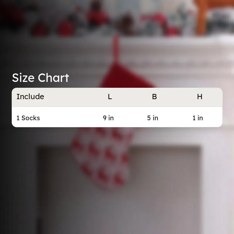Toe-tally Stocking Christmas Ornament - Red & White media 5