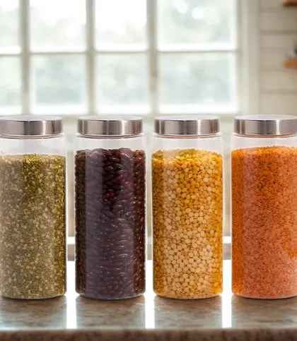 Polyethylene · Plastic · Stainless Steel